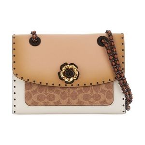 Coach Parker Signature Canvas with Rivets